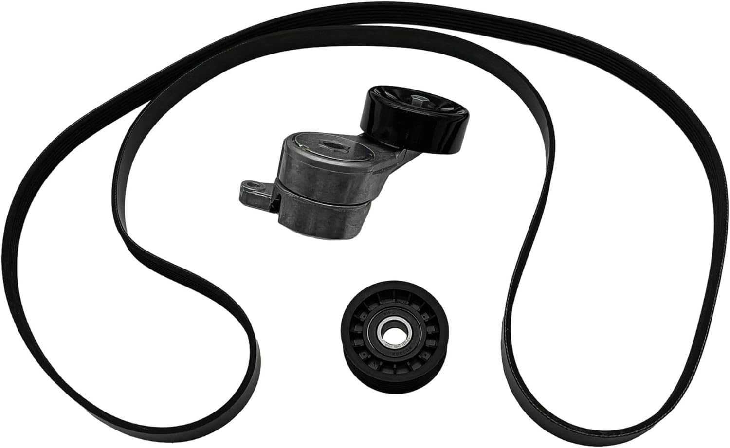 Serpentine Drive Belt Tensioner Component Kit DBK060900 for Honda Passport 1998-2002 for Acura Slx 1998-1999 for Isuzu Axiom 2002-2003 for Rodeo Sport 2001-2003 for Vehicross 1999-2001 38266 90K-38266