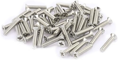 SourcingmapA STK M2 5X 12mm Edelstahl Senkkopf Kreuzschlitz Maschinenschrauben Schrauben SourcingmapA STK M2 5X 12mm Edelstahl Senkkopf Kreuzschlitz Maschinenschrauben Schrauben