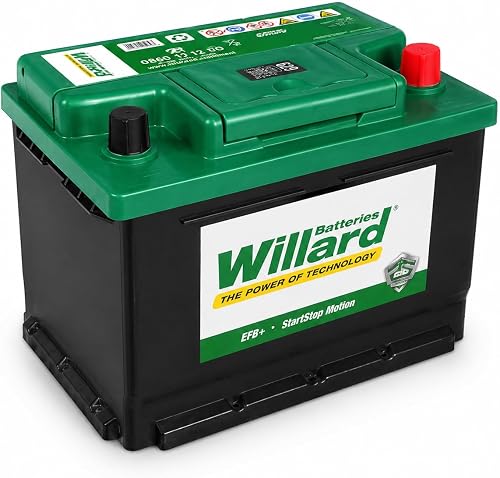 Willard 628 EFB+ 12V Start-Stop Automotive Battery 50Ah