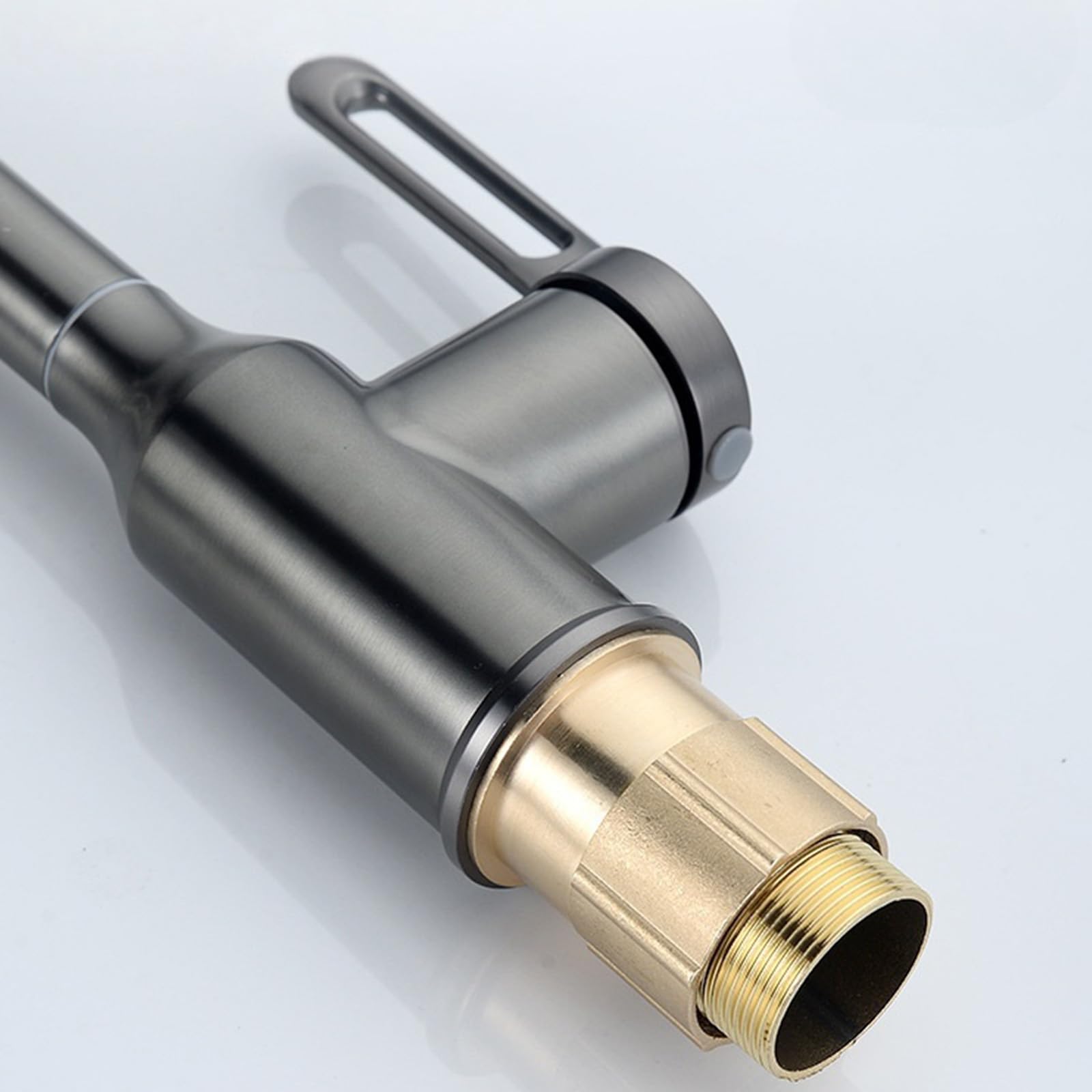 Regolatore del flusso dell'acqua, prolunga del rubinetto, metallo, movimento della cerniera a 360 gradi, installazione rapida, ugello per lavandino, risparmio acqua, braccio regolabile per