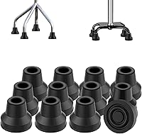 Vista 1 de supregear 12 puntas de bastón cuádruple, color negro