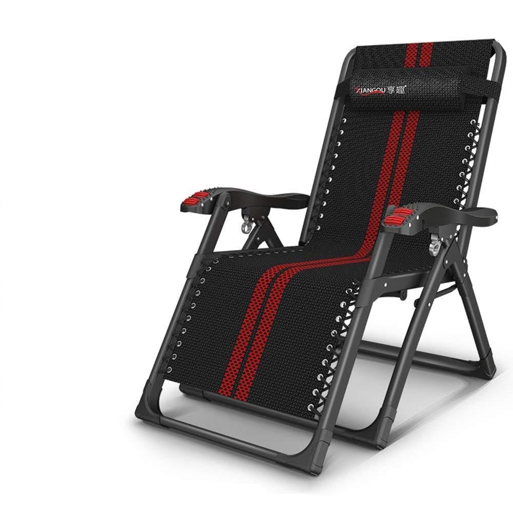 Chaise pliante durable 100x67x85 cm pour sieste de bureau et relaxation loisirs