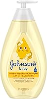 Johnson's Baby Head-to-Toe Wash & Shampoo with Aloe & Vitamin B5 | Tear-Free 2-in-1 for Newborns, Hypoallergenic, Paraben-Free 27.1 oz