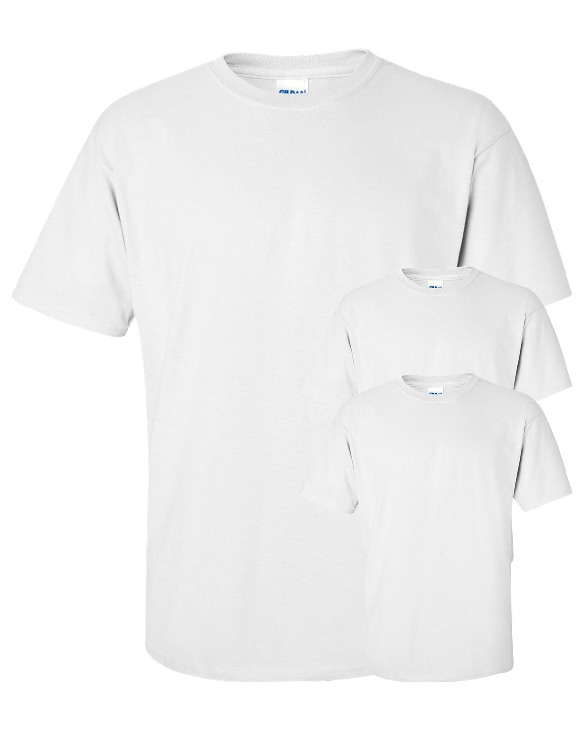 Gildan Camisa, Opaco (Pack de 4) para Hombre