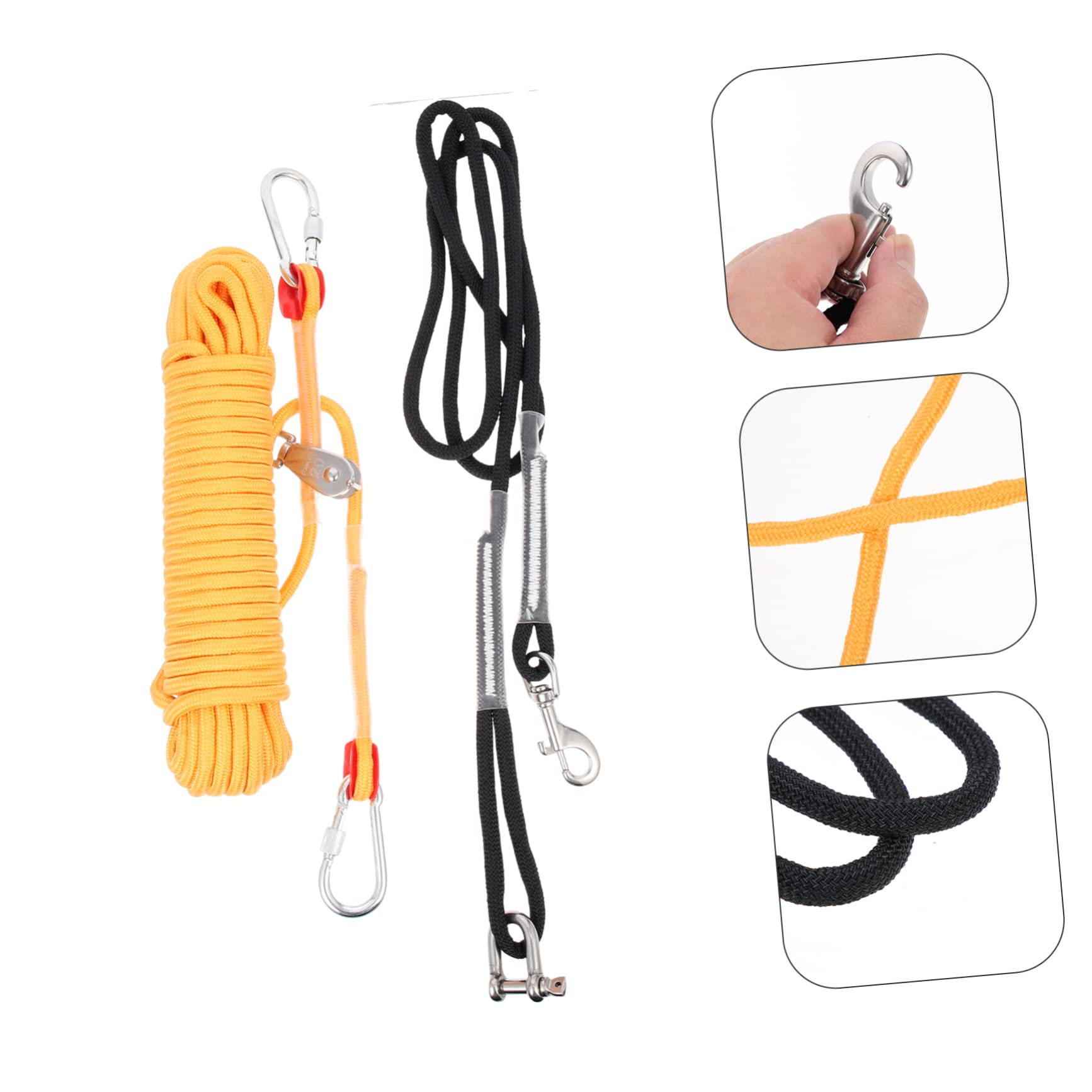 Toyvian Cables para Acampar Perros De Nylon Cadena De Amarre para Perros para Camping Al Aire Accesorio para Pasear Cachorros