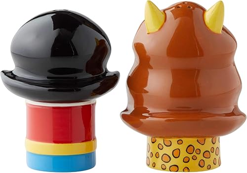 Miniatura 2 de Enesco DC Comics Wonder Woman vs. Cheetah - Salero y pimentero, 3.89 pulgadas, multicolor