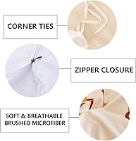 Vista 6 de LUVIVIHOME Funda de edredón de 3 piezas, funda de edredón King, ropa de cama rosa, ropa de cama para niñas, color oro rosa con purpurina brillante