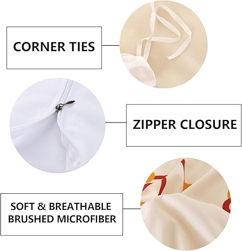 Miniatura 6 de LUVIVIHOME Juego de funda de edredón de fútbol de 3 piezas, ropa de cama Queen, ropa de cama deportiva, ropa de cama para adolescentes y niños,