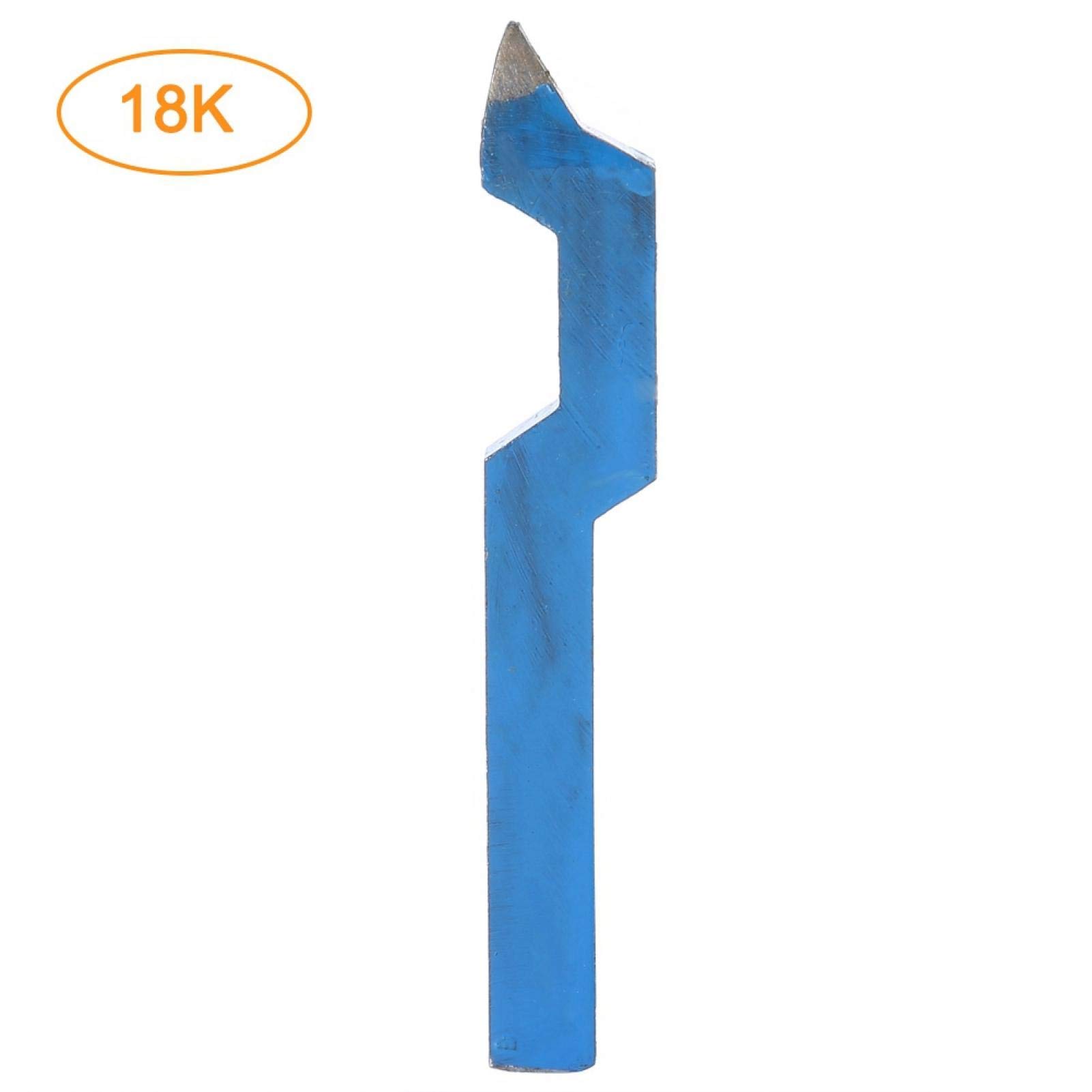 Punzone per gioielli Timbro, Punzone per metallo Timbro per acciaio Strumento per marcatura di design curvo per stampo per gioielli Anello per punzonatura di bracciali Gioielli in metallo (18K)