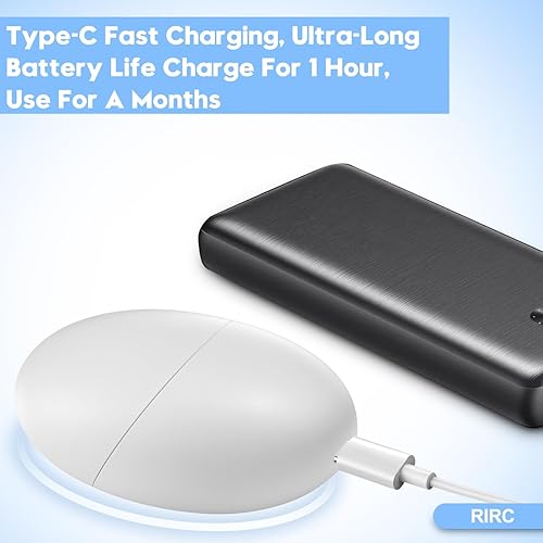 Miniatura 7 de Cortaúñas eléctrico con carga USB, almacenamiento de virutas de uñas, 2 niveles de velocidad para bebés, personas mayores y adultos (blanco