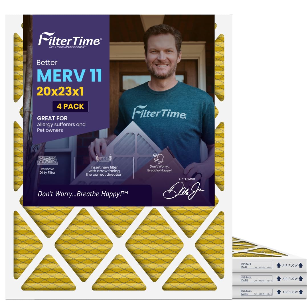 FilterTime 20x23x1 MERV 11 4 Pack