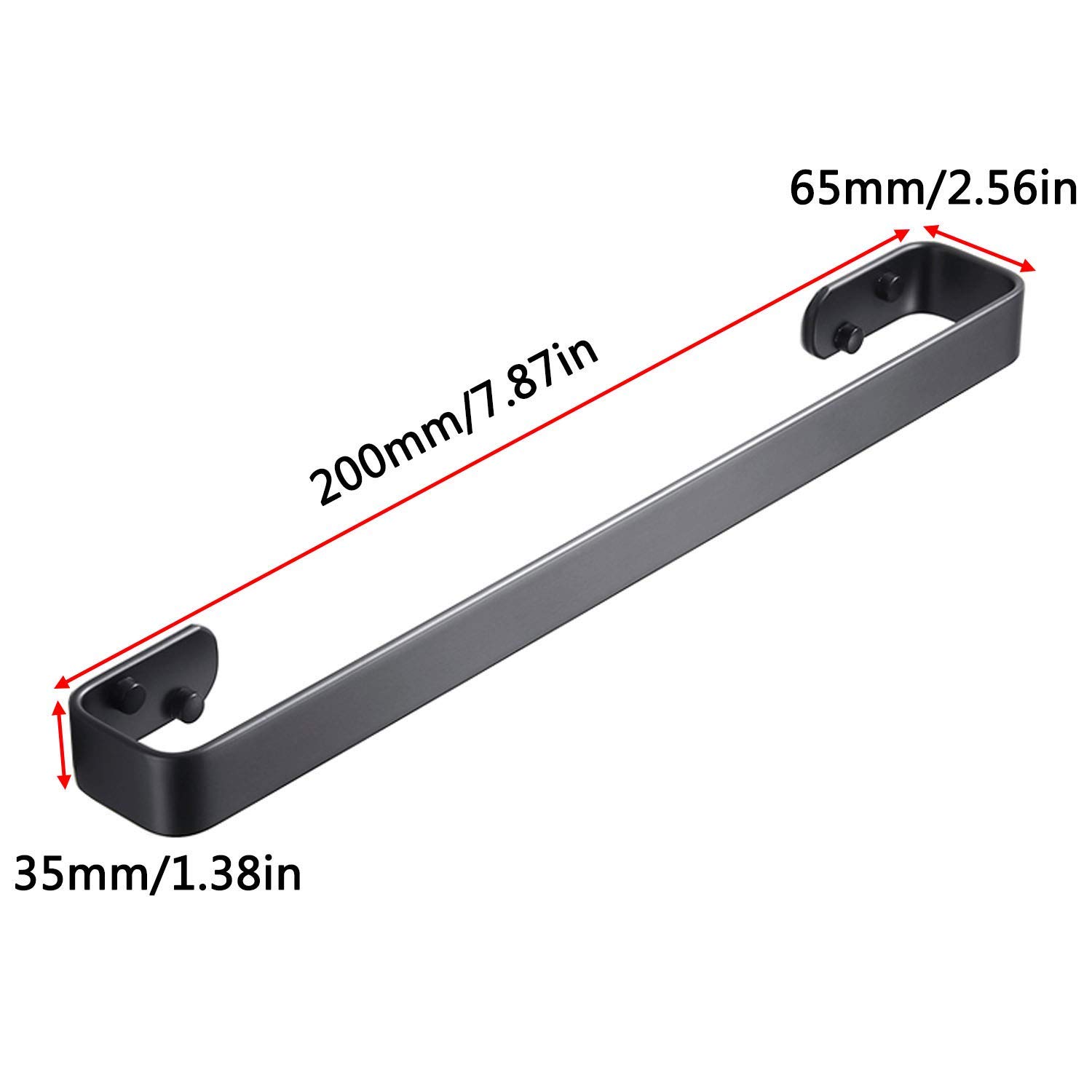 Wieszak na ręczniki Styl skandynawski Wieszak na ręczniki Wieszak na ręczniki ze stopu aluminium do przechowywania w łazience za pomocą śrub Lucky Star