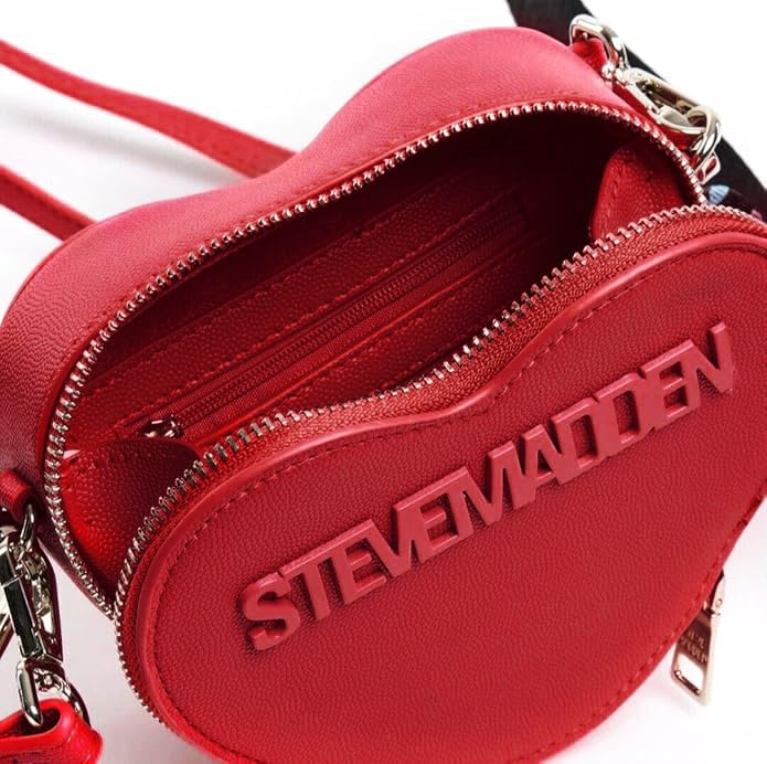 Steve Madden Rosi Heart Crossbody (Crimson)2