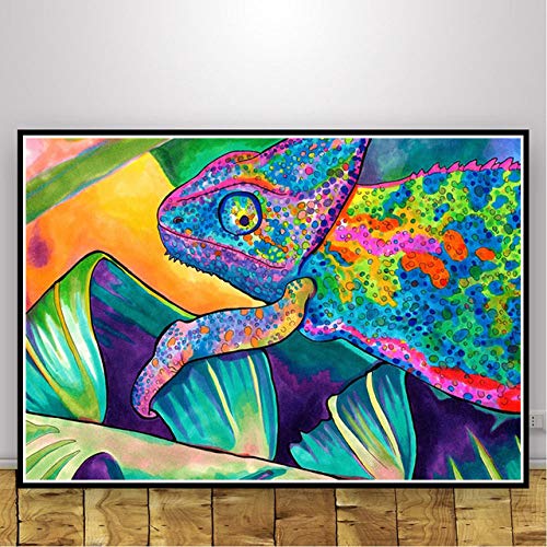 Peintures art psychédélique poster blacklight abstrait LIJUCAI deco murale