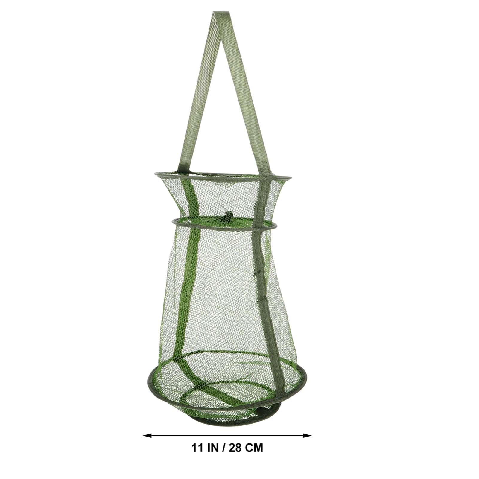 Toddmomy Fishing Basket Fishing Net Fine Mesh for Securely Holding Fish Lobsters and Shrimps Portable Design for and Transport