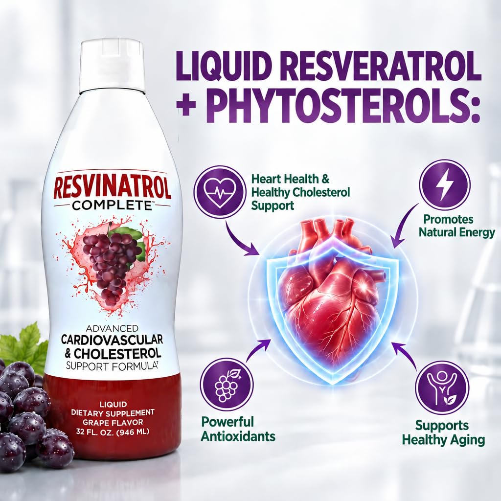 Liquid Resveratrol Supplement, 32 Fl. Oz. — Amazon image 2