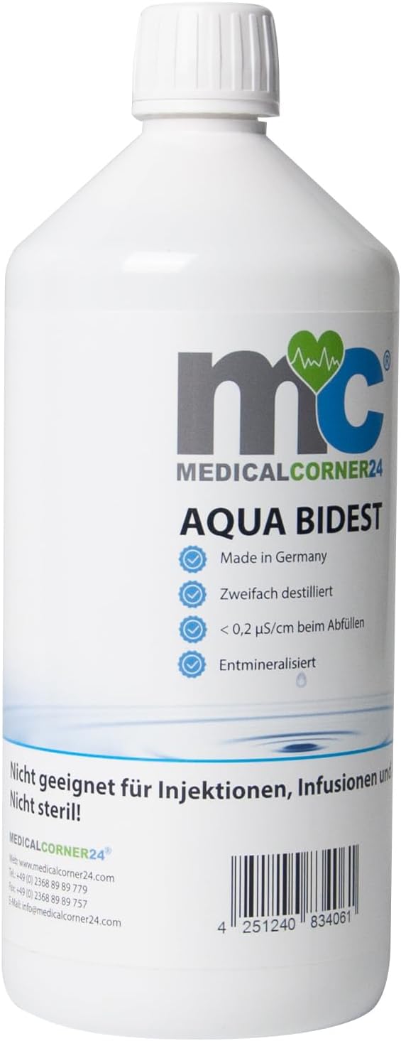 Aqua Bidest Laboratory Pure Water Sterile 1 Litre