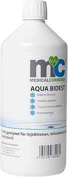 Aqua Bidest Laboratory Pure Water Sterile 1 Litre
