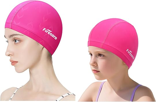 Firesara Fishtail Swim Cap + Firesara Kids Swim Cap