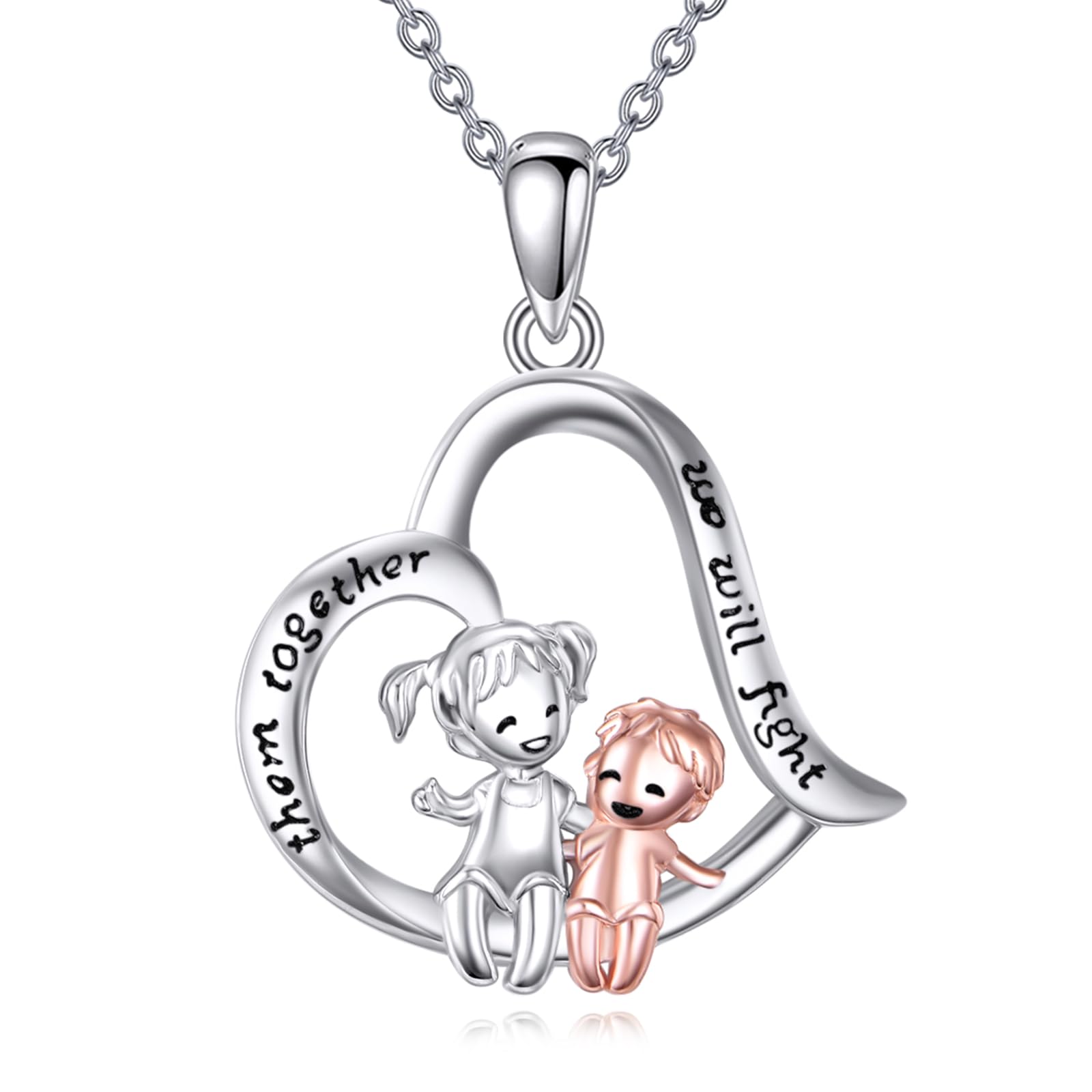 CRMAD Sister Gifts from Brother for Sister Sterling Silver Necklace Jewelry for Birthday Christmas Gifts