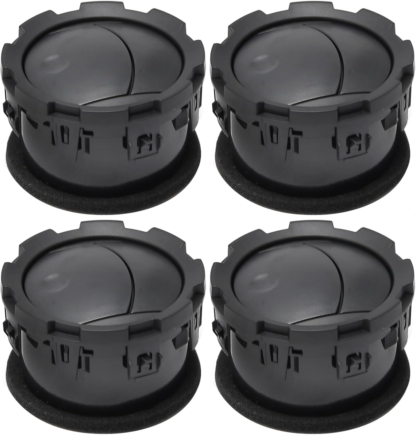 4Pcs DC3Z19893BA Dashboard Air Vent, Replacement for Ford F Series 250 F Series 350 F Series 450 F Series 550 2011-2016, Replaces BC3Z19893AA