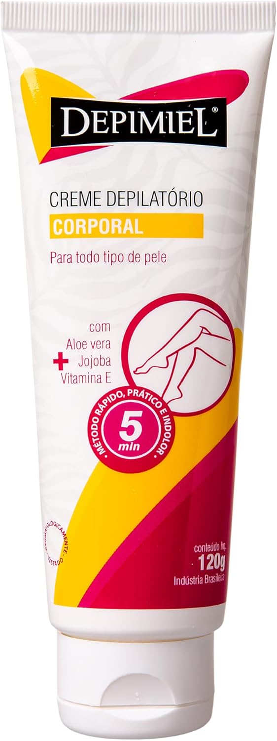 Nosso Creme Depilatório Corporal 120g — Melhor para Depilação Rápida