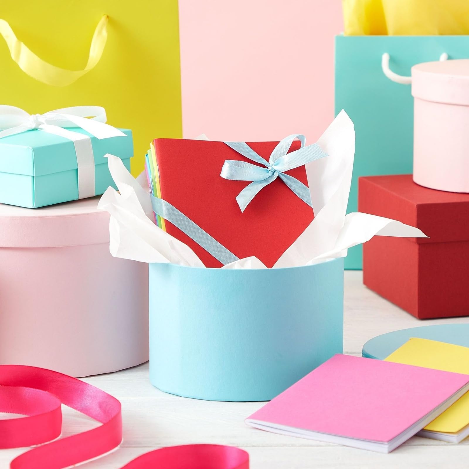 Paper Junkie Paquete de 48 cuadernos coloridos en blanco, a granel, mini cuadernos para niños, pequeños blocs de notas, diarios para dibujar, escribir (6 colores, 10 x 10 cm)