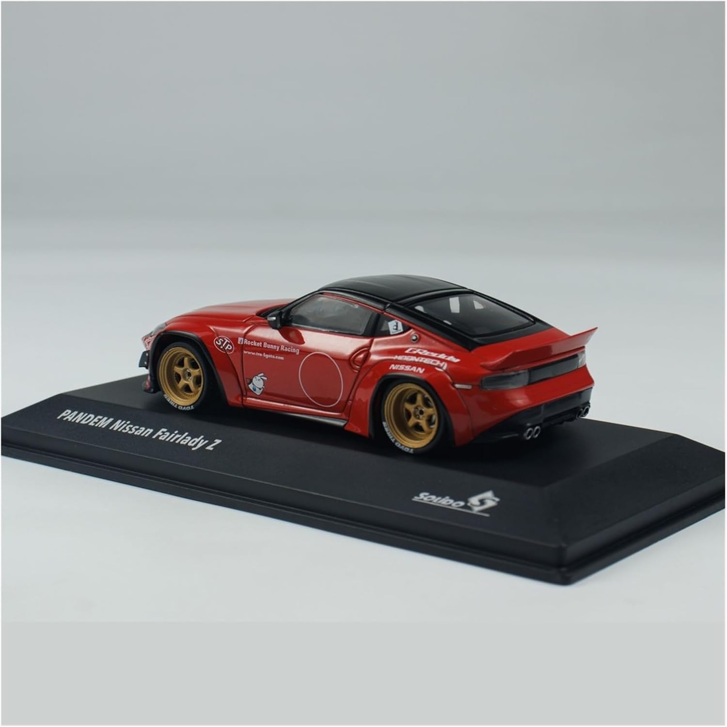 Diecast Model 1 43 ​​for Nissan 400Z Rocket Bunny 2022 Alloy Car Model Collectible Vehicle Display Hobby Red Home Office Or Shelf Decor(Red)