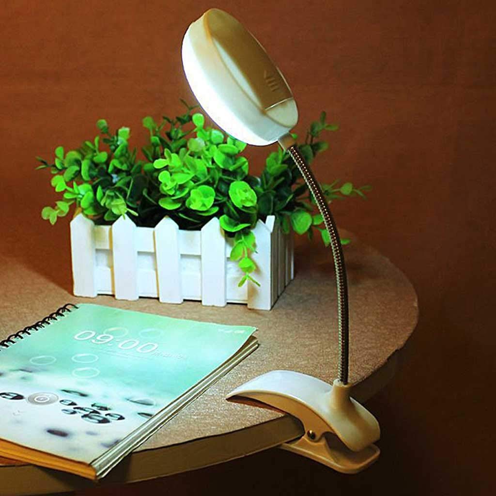 Lampada da Scrivania Clip-on Table Lamp LED morsetto di lettura Studio Bed Laptop Desk Bright Light Interruttore clip della luce della lettura for bambini adulti At Home Usa per Leggere ( Color : A )