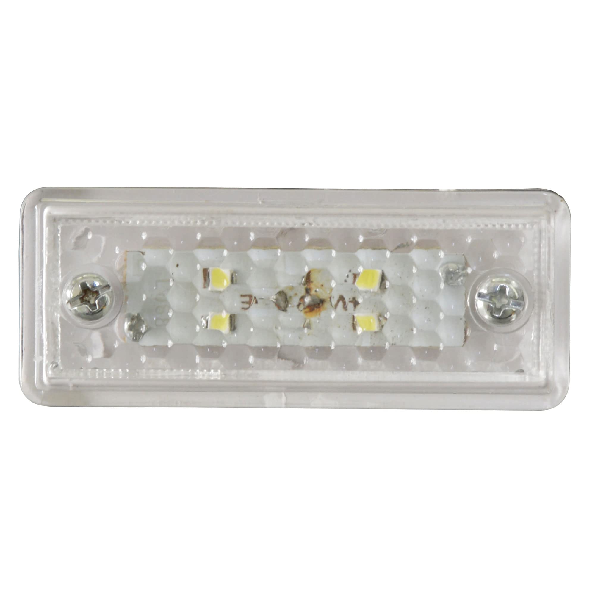 24v LED Side Marker Lights Suitable for Truck Trailer Buses Caravan Campervan and Coaches. (Clear)
