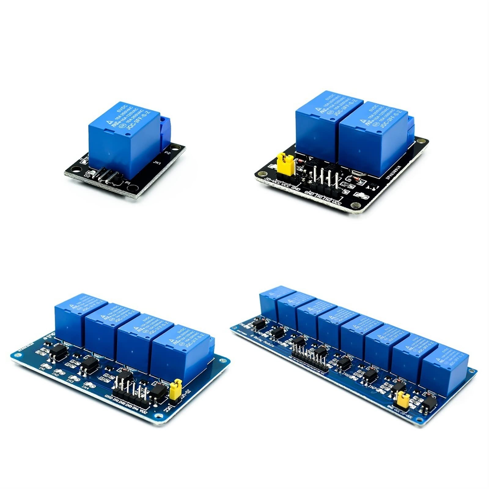 1 módulo de relé 5 V 2 4 8 canales con optoacoplador. Salida Módulo vías en stock(1 Chanle Relay)
