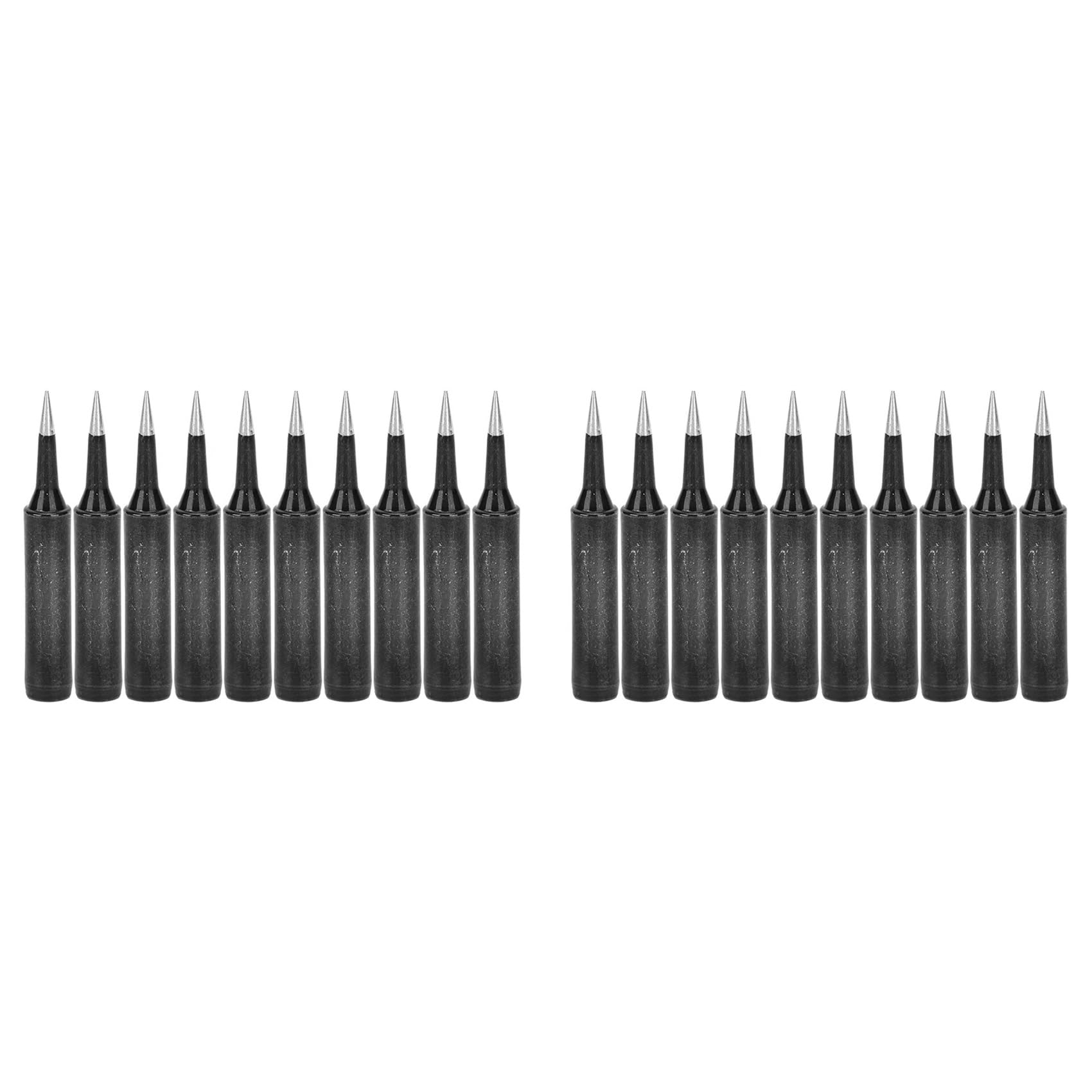 Jnchdghwa Black 20Pcs 900M-T-I Series Soldering Iron Tips Soldering Bits Welding Industrial More Tool For 900M‑Esd 907 907‑Esd 933
