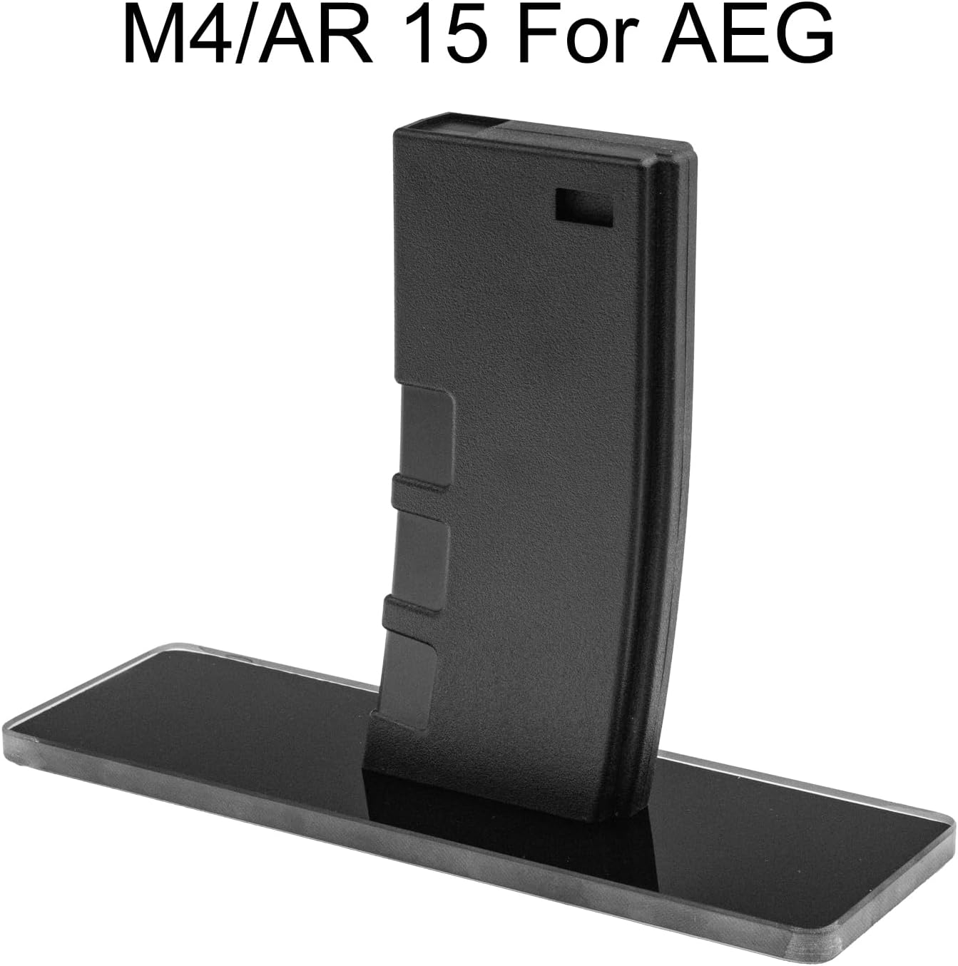 Zhongren Display Stand for AR 15/M4 Mag Mount Indoor Decoration AR 15 Style Rifle Rack for GBB/AEG/Gel/Pistol