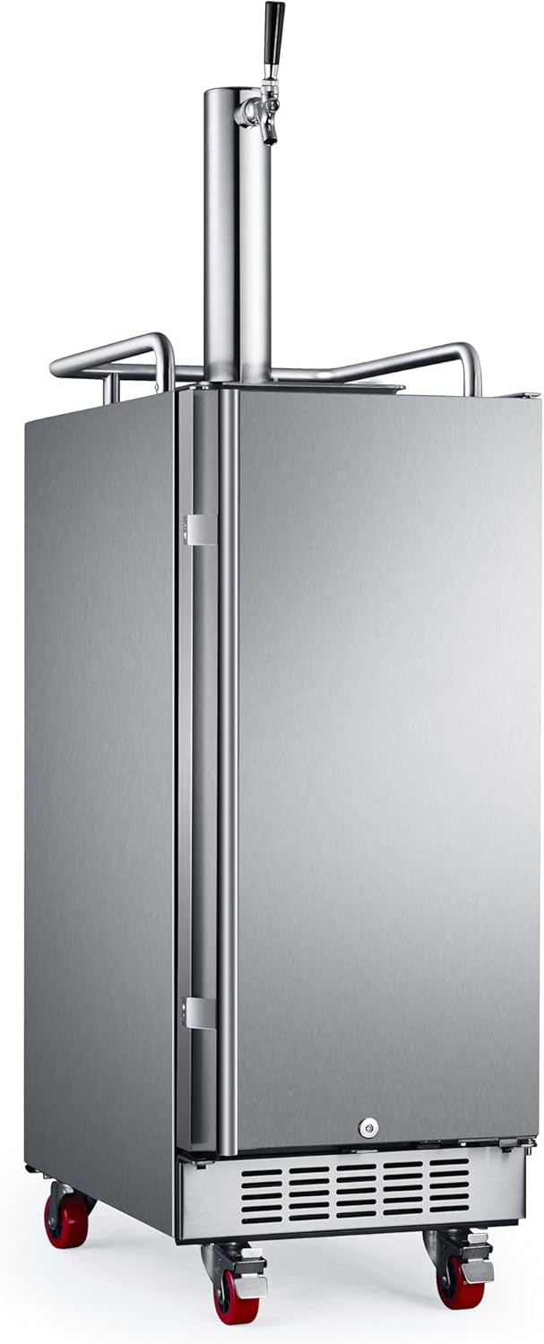 EdgeStar KC1500SSOD 15" Built-In Outdoor Kegerator