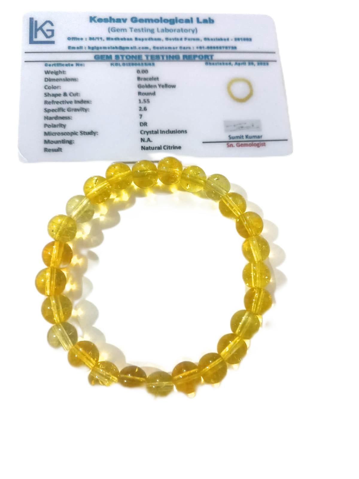 Natuatural Certified Citrine Bracelet For Unisex Adult (B0C4C8T3PP) Amazon Price History, Amazon Price Tracker