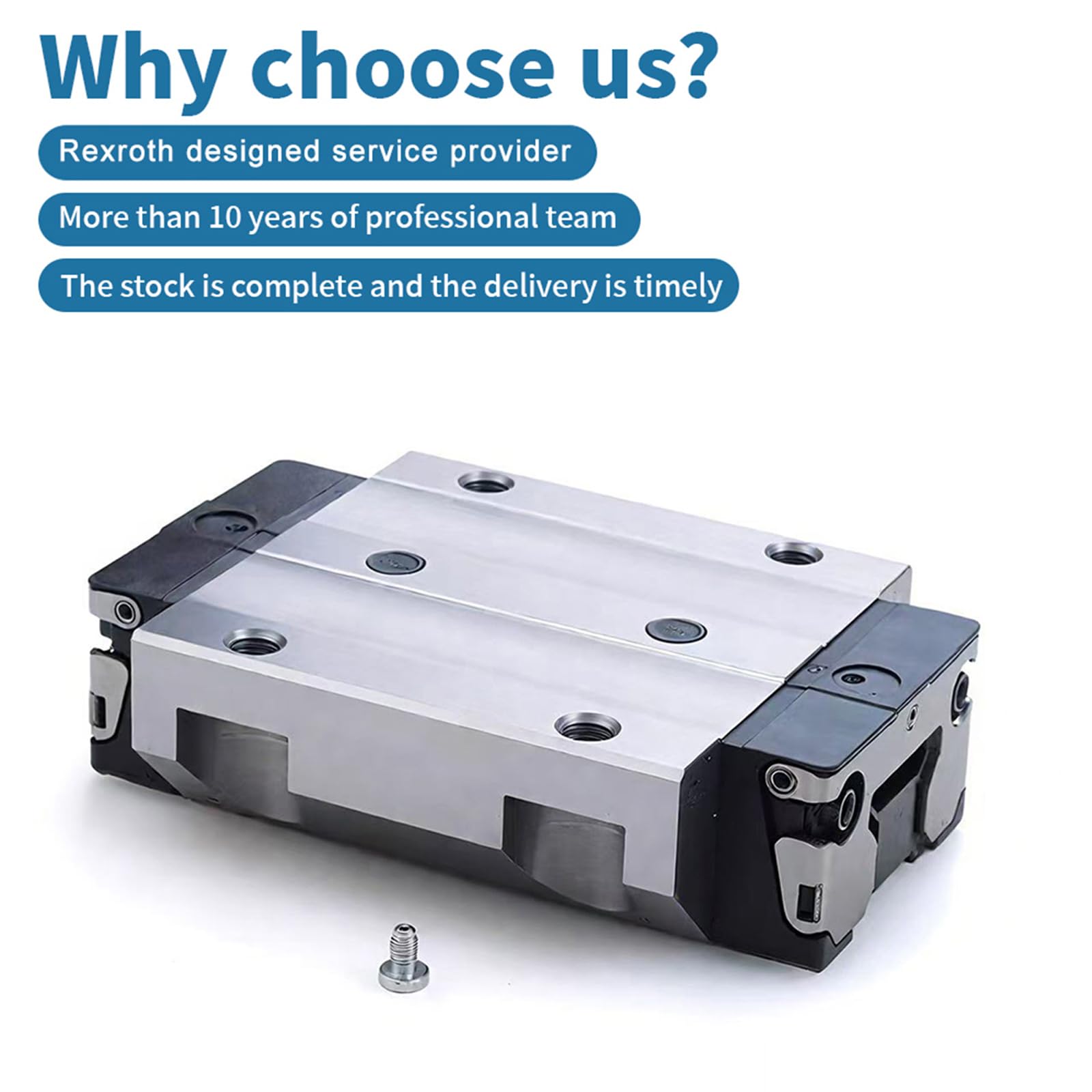 Rexroth bloc linéaire guide linéaire coulissant rouleau coulissant roulement linéaire R165329420 R165329320 R165321420 R165321320 R165321220 R165322320 R165322220 R165322420 (1, R165321420)