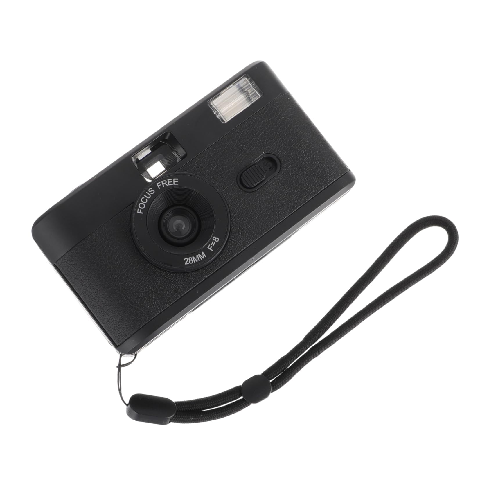 Cámara de Película Vintage Reutilizable Negra Flash Incorporado