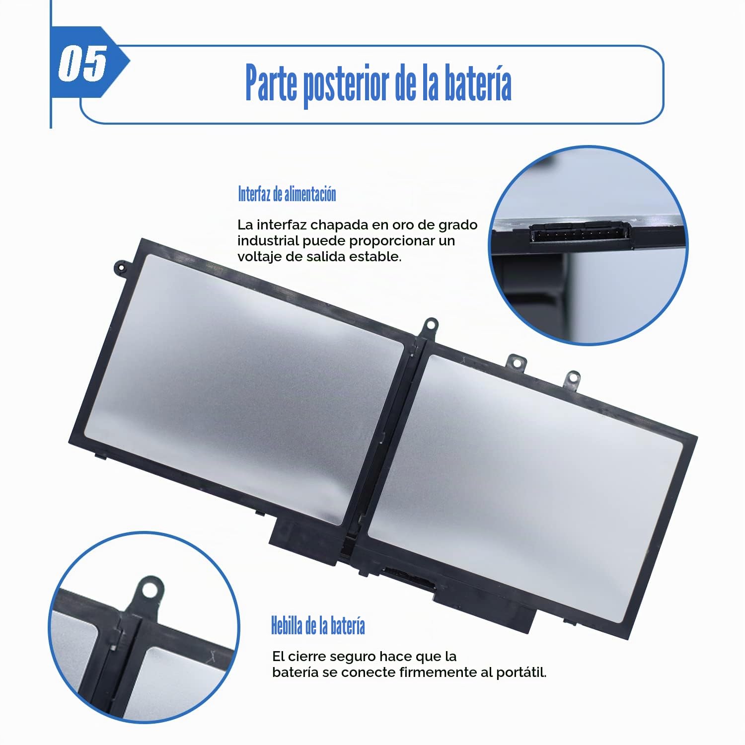 K KYUER 68WH GJKNX Batería para DELL Latitude 5280 5288 5290 5480 5488 5490 5491 5495 5580 5590 5591 Precision 15 3520 3530 Mobile Workstation GD1JP 5YHR4 FPT1C KCM82 MT31P DV9NT 451-BBZG 451-BBXV