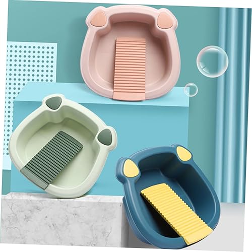 Miniatura 9 de Toddmomy 1 Unidades Lavabo Herramientas para el hogar Tabla de lavado de plástico Tabla de lavado de ropa Lavabo Lavabo Lavabo Dormitorio Lavabo