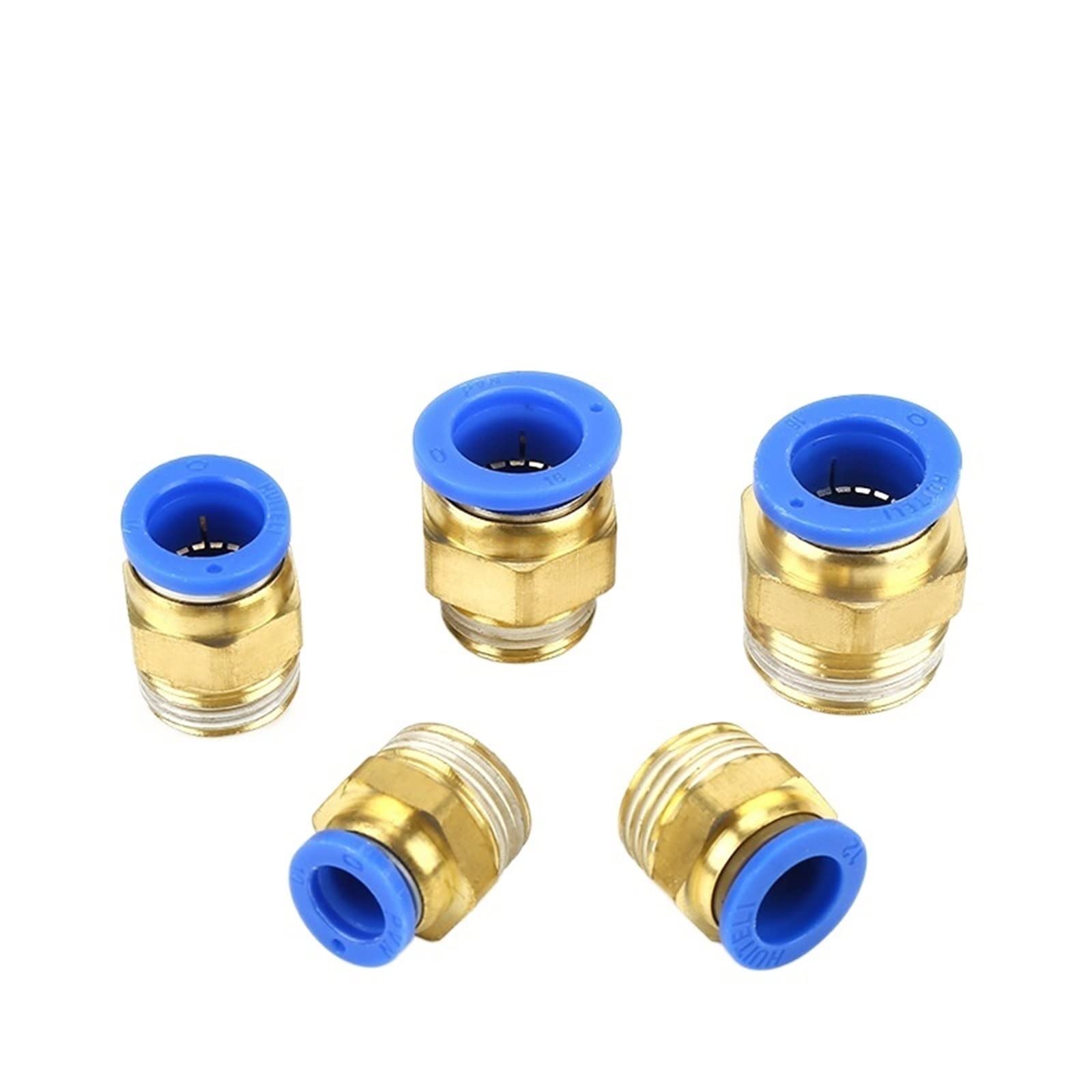 Raccord rapide pneumatique push in PC4-M8 coupleur fileté droit air