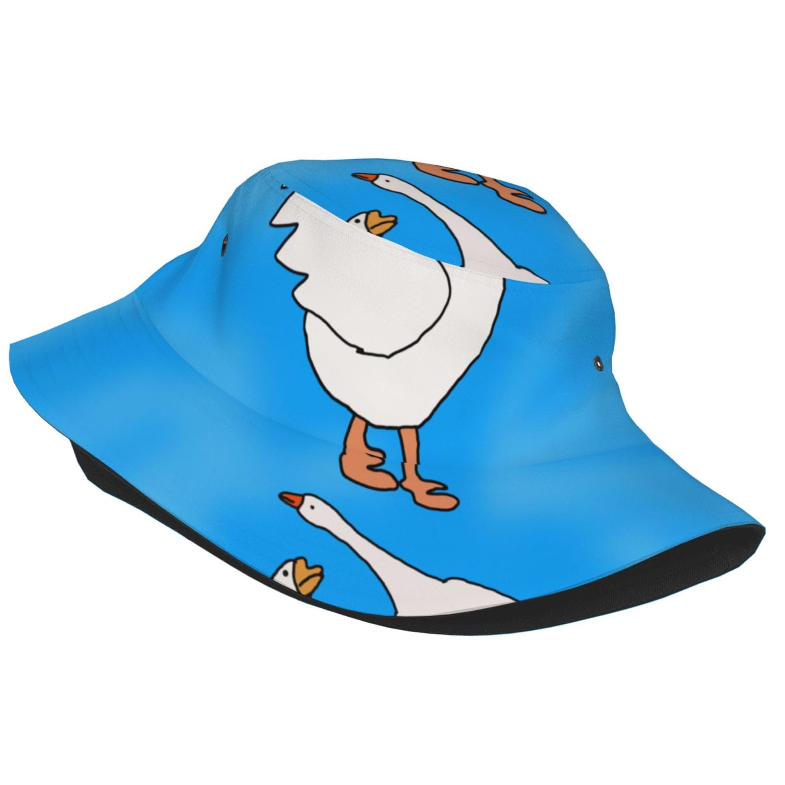 White Goose House Men's and Women's Fashionable Adult Sunshade Fisherman Hats, Bucket Hats, Summer Travel Beach Sun Hats