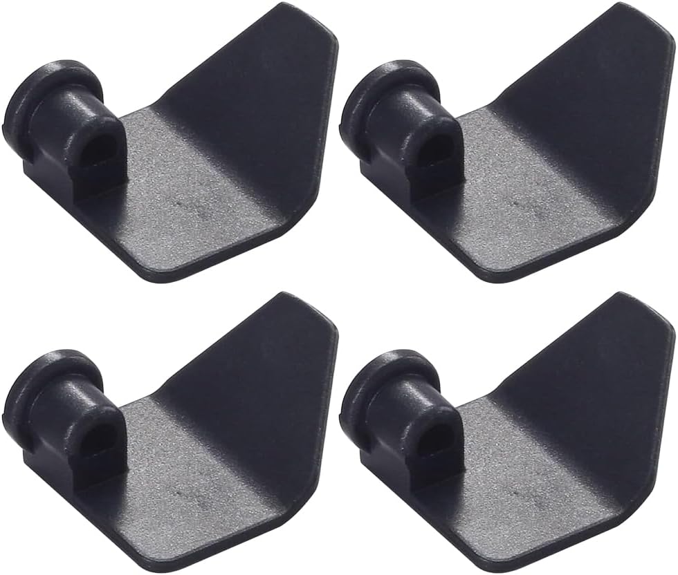 SEIWEI 4 Pcs Bread Maker Kneading Paddle, Bread Machine Paddle Mixing Kneading Blade Replacement Compatible with Breadman TR2200C Bread Machine (Black)