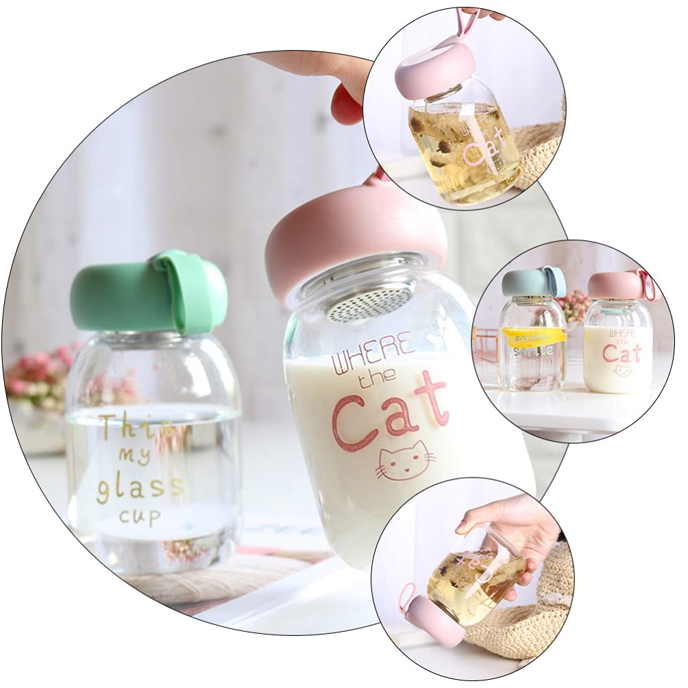 Tazza Sippy Cup Per Bambini 250 Ml - Con Fodera In Acciaio Inox 304 E Manico - Antigoccia E Leggera