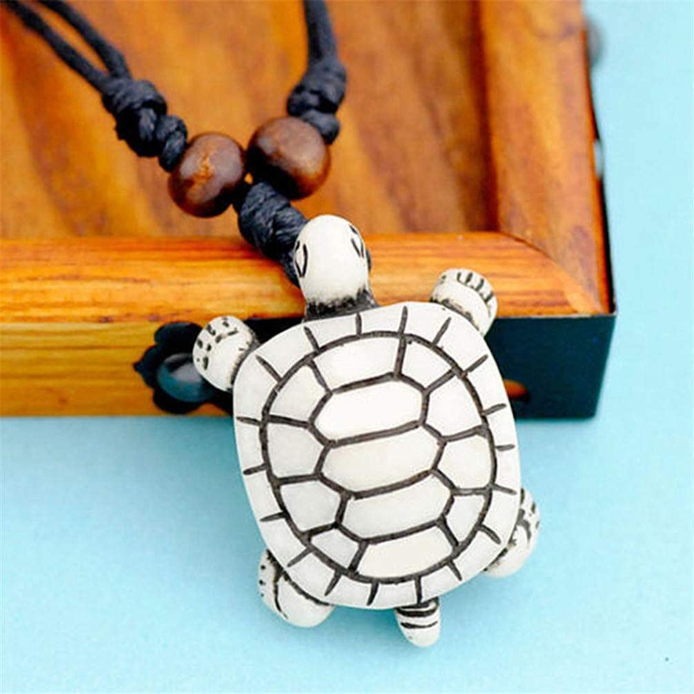 Collana con ciondolo a forma di tartaruga, per donne e uomini, stile 7, Medio, Plastica