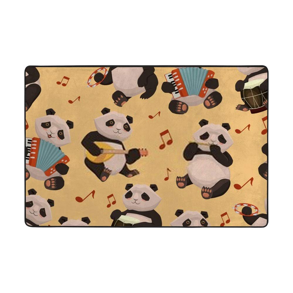 Tapis panda mignon grand format pour protéger le sol du salon et créer un espace de jeu