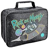 LOGOVISION Rick and Morty Space Ship Insulated Soft Sided Lunch Box - Reusable Lunch Bag For School Office Work, BPA Free, 10'x8'