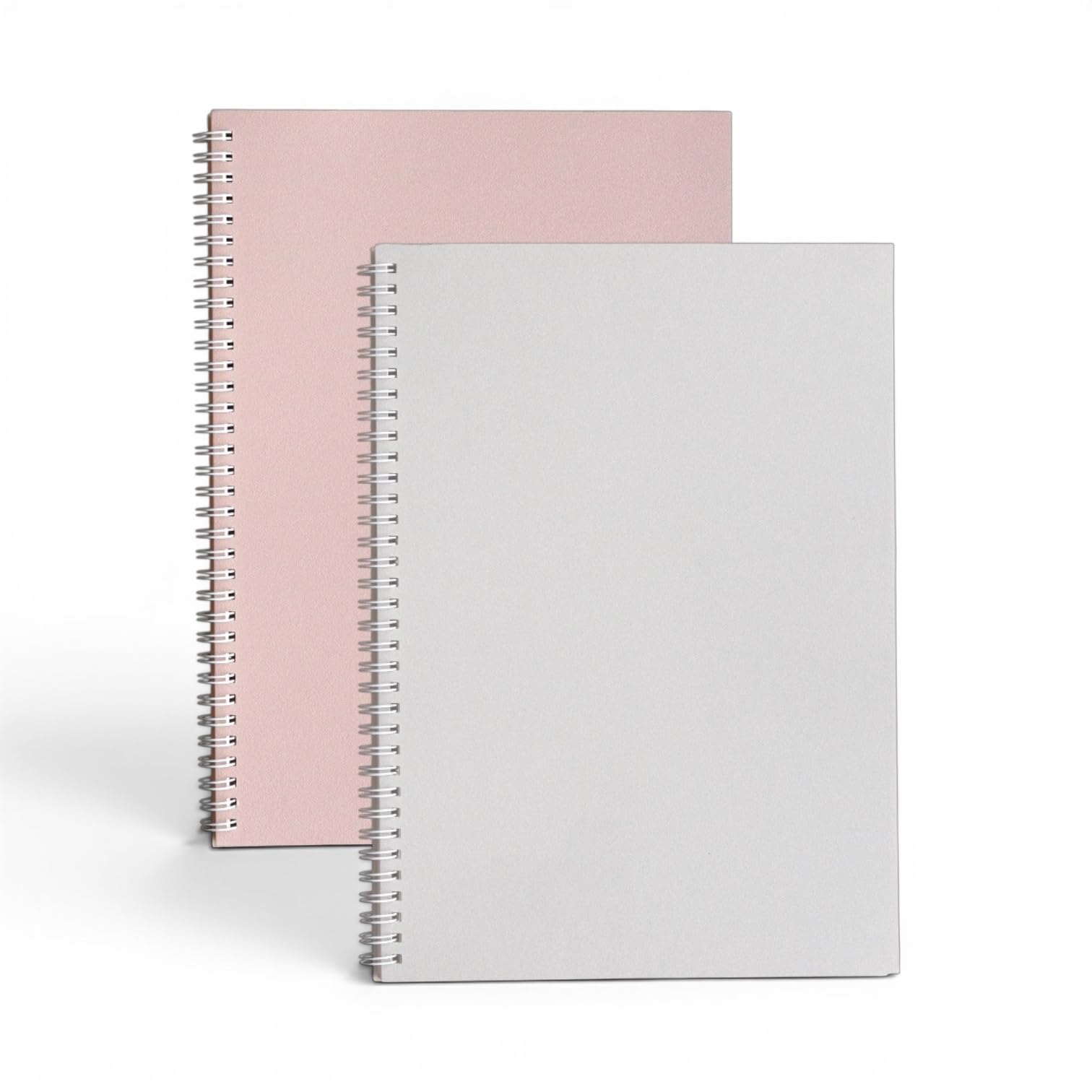 INNAXA® College Ruled A4 Spiral Notebook | 2 Pastel Color Lite-Pink, White -100 GSM Paper | Premium Ruled Lined Journal Set for Office, College, and Professional Note-Taking (Pack Of -2)-image-24