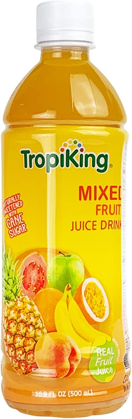 Tropiking Mixed Fruits Juice Drink, 16.9-Ounce (Pack of 24)
