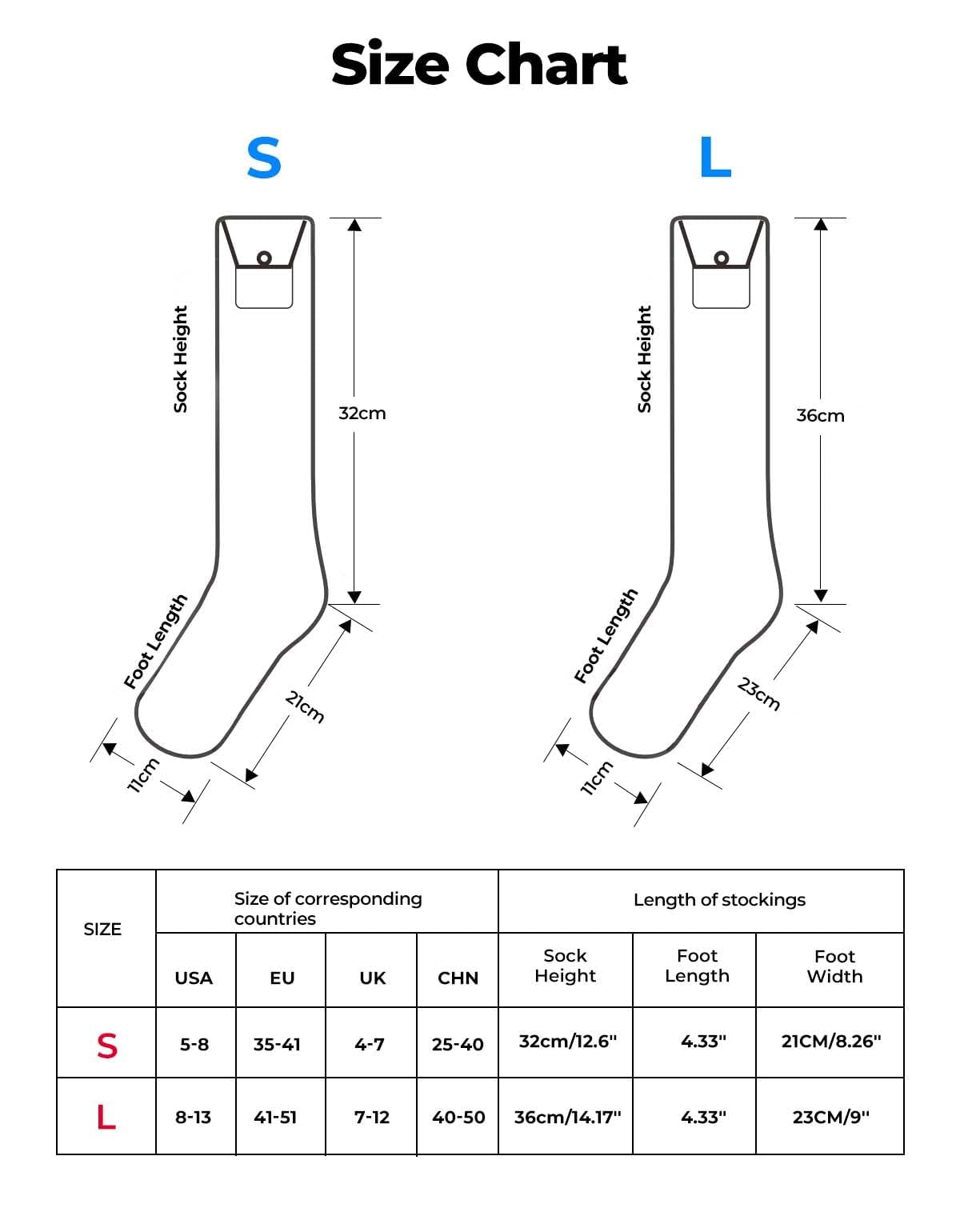 KEMIMOTO Calcetines Calefactables Controlados por App, con Calefacción Completa en Pies y Dedos, de Lana para Hombre y Mujer, Ideales para Ciclismo Esquí Pesca y Caza