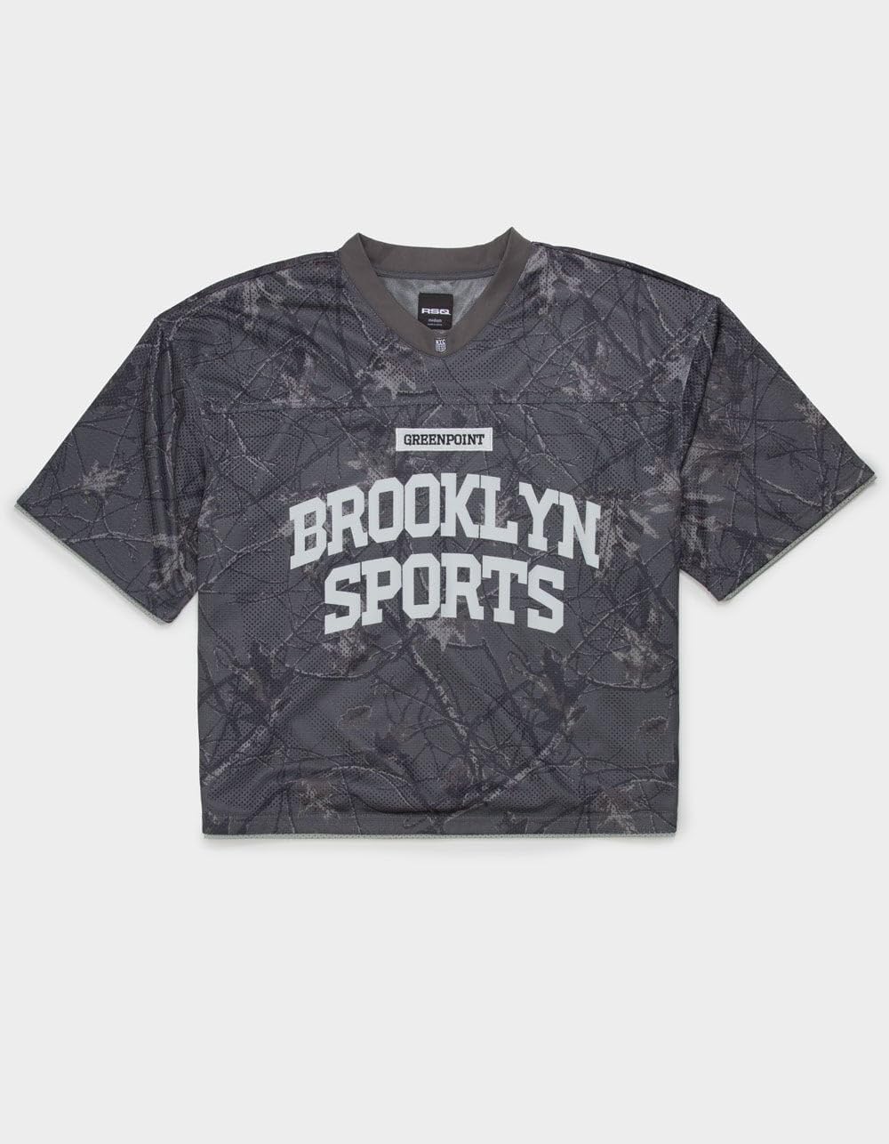 Rsq Mens Baggy Crop Mesh Jersey